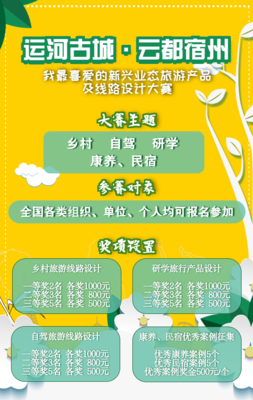 如何為“運河古城·云都宿州”設計驚艷的旅游線路？參賽技巧與創新靈感大放送